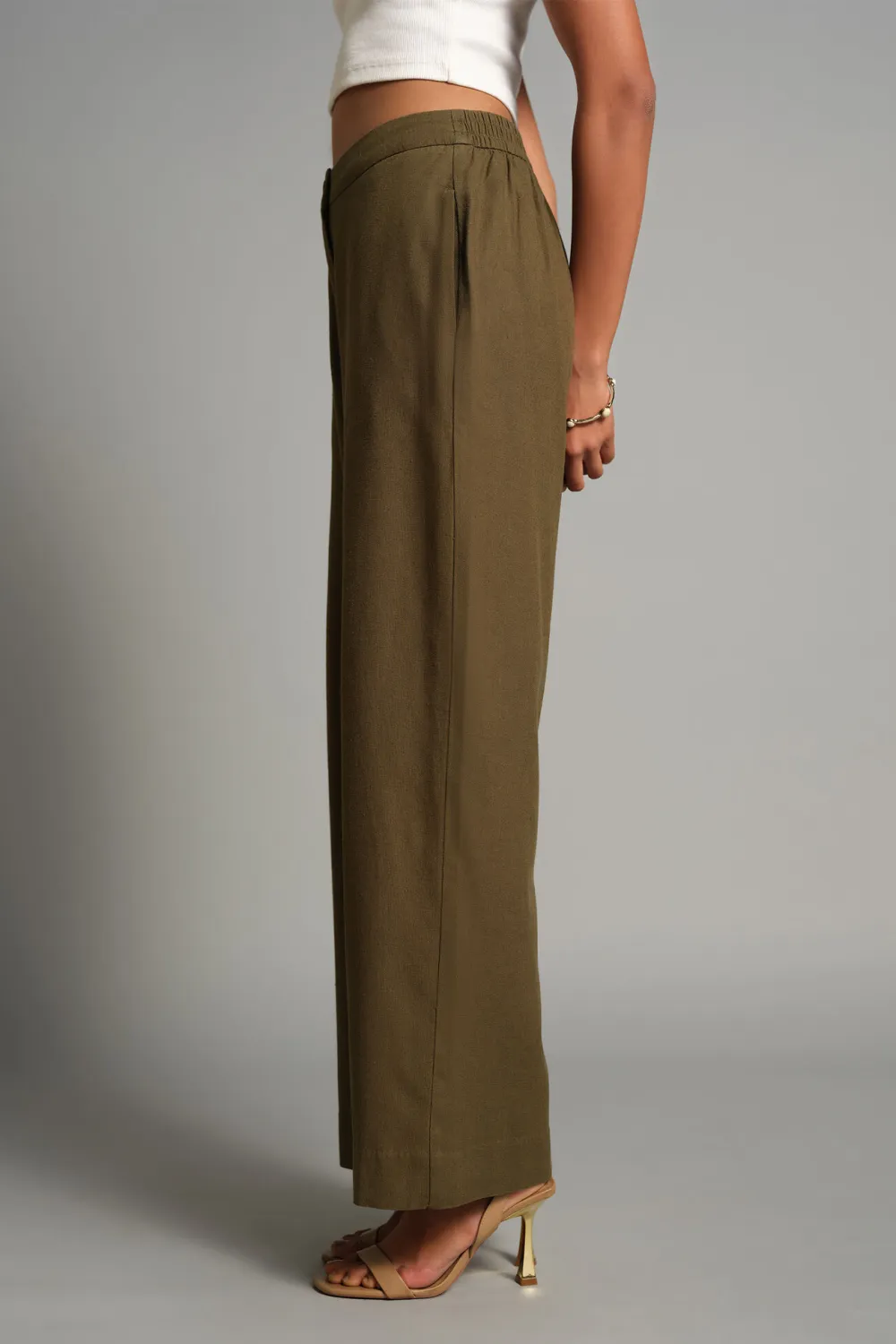 High Waist Flair Pants